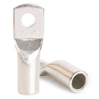 Cosses de câble tubulaires en cuivre et aluminium, norme DIN 46235, 250V, surface étamée pour applications électriques