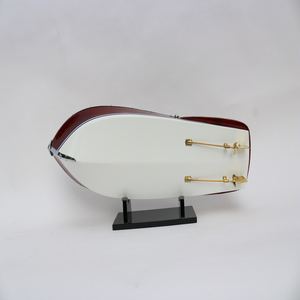 MODÈLE DE BATEAU DE VITESSE RIVA AQUARAM-MODÈLE DE BATEAU ARTISANAL POUR DÉCORATION-MODÈLE DE BATEAU DE VITESSE À VENDRE - Product Image 6
