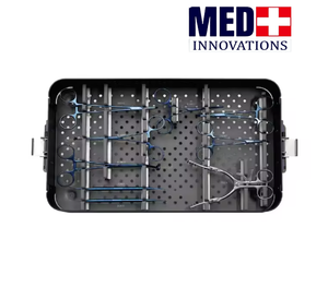 Conjunto de instrumentos de Neurocirugía de endarterectomía carótida de Base alemana de calidad superior Maquinaria de caja de esterilización de acero inoxidable - Product Image 5