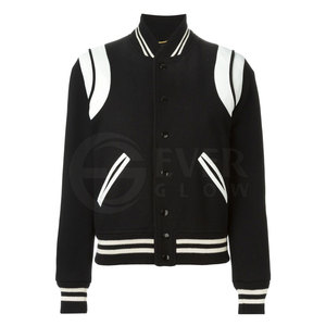 Haute qualité femmes Collage veste nouveauté peau de mouton cuir respirant toile prix usine en gros pour la vente en ligne - Product Image 1