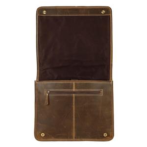 Bolsa de Mensajero Rústica de Cuero Tallado de Alta Calidad - Bolsa de Hombro Económica para Oficina y Universidad, Hecha a Mano con Logotipo Personalizado - Product Image 4