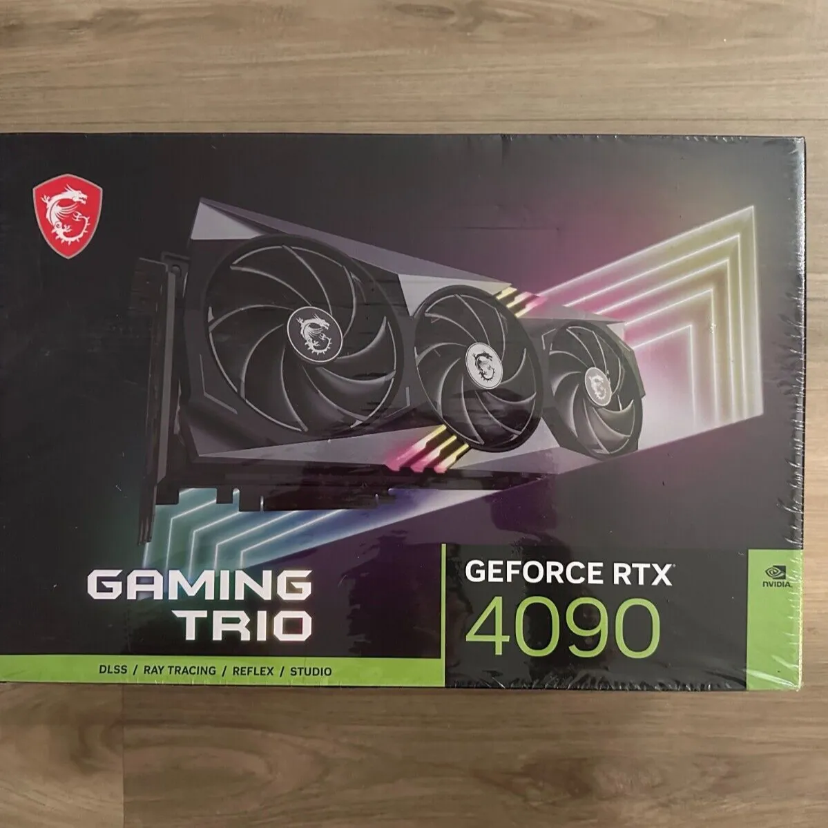 새로운 봉인 된 MSI 게임 GeForce RTX 4090 24GB GDRR6X 384 비트 Tri-Frozr 3 그래픽 카드