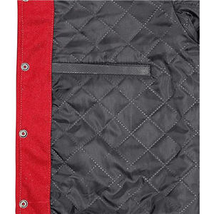 Chaqueta Bomber de Béisbol con Botones, Chaqueta Universitaria con Cierre Completo - Product Image 2