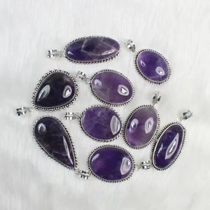 สร้อยคอจี้อัญมณีสไตล์โบฮีเมียนประดับอัญมณีคุณภาพสูง - Product Image 1