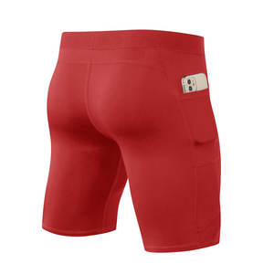 Servicio OEM, Pantalones Cortos de Compresión Deportivos Más Vendidos, Diseño Sólido Sublimado Personalizado, Secado Rápido, Transpirable, para Hombre - Product Image 4