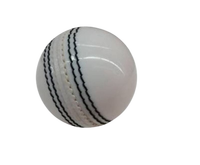 Ensemble de balles de cricket durables de couleur blanche, 100% caoutchouc, 4 pièces, balles de pratique de haute qualité pour l'extérieur, marque HRM, HRM-FVXF-7568