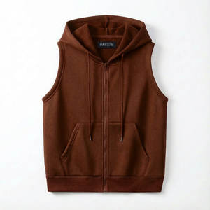 Chalecos con Capucha al por Mayor para Mujer, Casuales, sin Mangas, con Cremallera Completa, Mezcla de Algodón Suave, Ropa Urbana, Hechos a Medida, Precio al por Mayor - Product Image 4