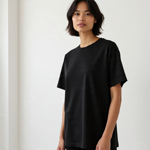 Camisetas básicas para mujer, ropa transpirable para exteriores, camiseta femenina de moda con cuello redondo, camisetas de manga corta para mujer - Product Image 6