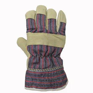 High Performance Cowhide Leather Welding Gloves with Nylon Lining Extra Protection Industrial Work Heavy Driving <b>Safety</b> <b>Clothing</b> - Product Image 2