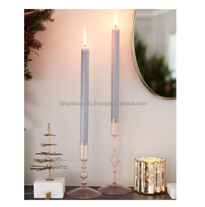 Bougeoirs en métal de luxe vintage élégants pour les fêtes de mariage Design unique pour la décoration de la maison et l'utilisation du restaurant - Product Image 2