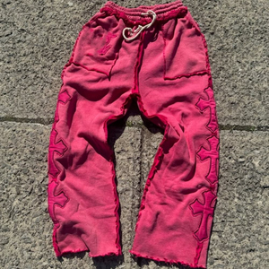 Customized Kids Streetwear Baggy Hoodie and Stacked <b>Pants</b> Set Acid Wash Tracksuits Boys DTG Printed <b>Cropped</b> Flared Sweatsuits - Product Image 3