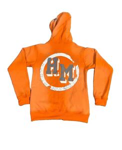 Vente en gros 100% sweat à capuche en molleton de coton pour homme lourd 400gsm double fermeture éclair complète avec logo personnalisé sans cordon de serrage pour l'hiver - Product Image 4