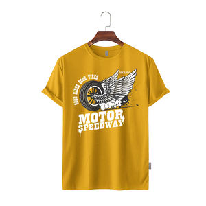 เสื้อยืดคอกลมสีพื้นสำหรับผู้ชาย ปี 2026 ผ้าฝ้าย 100% ถักอย่างดี พิมพ์ลายซิลค์สกรีน ทรงปกติ เป็นมิตรกับสิ่งแวดล้อม รับผลิตแบบ OEM - Product Image 3