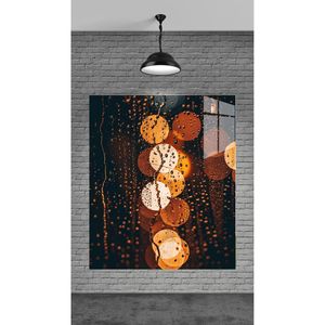 Decorazione gocce di pioggia pittura su vetro temperato articoli da regalo