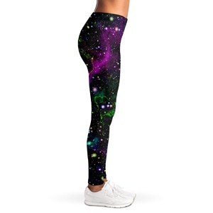 Produits sublimés Leggings de yoga de sport de haute qualité OEM/ODM collants d'automne de mode pantalons de yoga en nylon de couleur unie pour femmes - Product Image 3