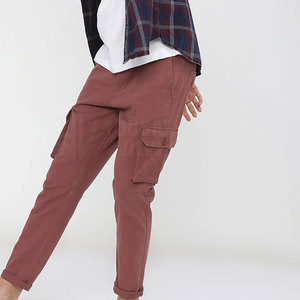 Precio al por mayor Pantalones Cargo para hombres Pantalones Cargo de moda personalizados para hombres con bolsillos laterales - Product Image 4