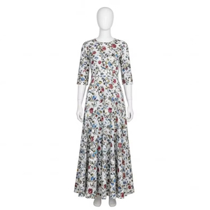 ชุดราตรีทรงบอลกาวน์ คอวี ผ้าโพลีเอสเตอร์ พิมพ์ลายดิจิทัล หรูหรา สำหรับงานเลี้ยง งานแต่งงาน ชุดออกงานทางการ ขายส่ง - Product Image 1