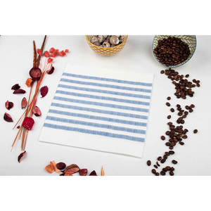 Tovaglioli Bianchi 48x48cm con Stampa Blu Marino, Bambutex Naturale, 300 Pezzi, B2B - Product Image 3