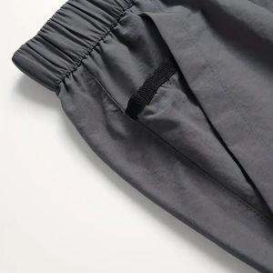 Pantalones cortos Cargo de algodón informales de verano para hombre, cintura media, cierre con cordón, múltiples bolsillos, estampado sólido, lavable a máquina para uso en el gimnasio - Product Image 6
