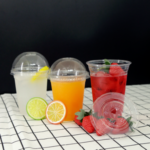 Venta al por mayor de vasos desechables de plástico PET, vasos transparentes para llevar para café, bebidas frías, leche, té, cerveza, jugo - Product Image 1