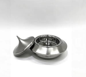 Casserole Ronde Noire Moderne Écologique en Acier Inoxydable avec Couvercle, Compatible Gaz et Induction, pour Usage Domestique et Professionnel (Restauration) - Product Image 6