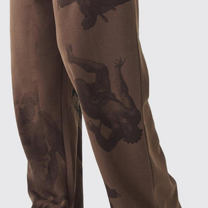 Most Trending <b>Men's</b> Oversized Casual <b>Trousers</b> Custom Design with Straight and Distressed <b>Baggy</b> Style for Sale - Product Image 4