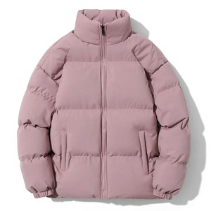 Veste d'hiver de mode coréenne pour femmes nouveau coton rembourré couleur unie vêtements d'extérieur bouffants avec col montant grande taille manteau matelassé - Product Image 2