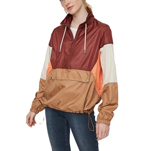 Chaqueta Cortavientos Deportiva Casual para Mujer con Media Cremallera, Ligera, Personalizada, Holgada, Transpirable para Gimnasio y Fitness - Product Image 4