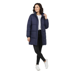 Blouson bomber moderne décontracté pour femme, long, coupe-vent, respirant, matelassé, écologique, toucher doux, coupe décontractée, design tendance - Product Image 2