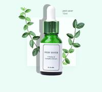 Sérum fortifiant pour ongles Dr. Kralle Pedi Saver, formule liquide à base de plantes pour le soin des ongles, emballage individuel