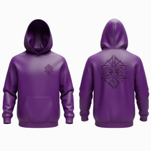 Sudadera con Capucha de Cuero Genuino, Estilo Vintage, Impresión Digital, Unisex, Anti-Pilling, Transpirable, para Invierno - Product Image 4