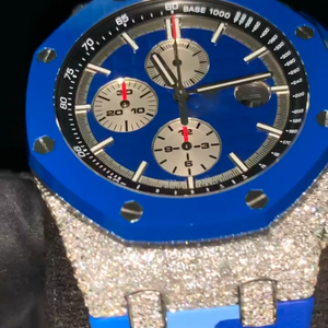 Montre en Moissanite Diamant de Qualité Supérieure à Prix d'Usine, Montre Iced Out DEF Moissanite Diamant, Bijoux Cadeau de Mariage Unisexe - Product Image 2