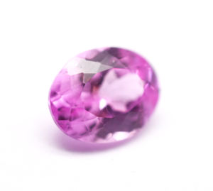 Lab Pink Sapphire Joyas de piedras preciosas sueltas Oval Step Cut Lab Tamaños de grado AAA Vivid Pink 5X3mm a 10X8mm - Product Image 5