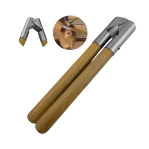 Coupeur de corne Barnes Dehorner manche en bois acier inoxydable robuste vétérinaire taureau bétail chèvre mouton bétail Instruments - Product Image 2