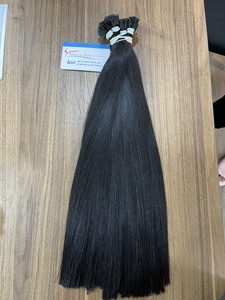 Grand stock de produits capillaires à cuticules alignés Extensions de cheveux humains à pointe plate Extensions de cheveux européens à pointe K - Product Image 2