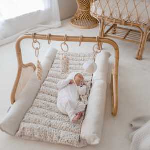 Tapis de jeu écologiques en rotin résistant, tapis d'éveil à bas prix pour bébés - Product Image 2