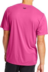 Camiseta de hombre de algodón 100% de alta calidad al por mayor totalmente personalizable nuevo estilo hombro caído con ajuste curvo de secado rápido - Product Image 4