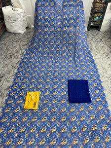 Tela de Voile de Algodón Tejida con Estampado Digital Estilo Africano, Camisa de Uso Diario para Mujer, Conjunto de Vestido Dirac Somalí, Peso Medio - Product Image 5