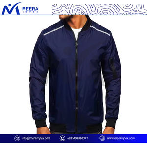 Chaqueta de bombardero clásica para hombre, ligera, a la moda, con cremallera, ropa de calle elegante, chaqueta para hombre, abrigo cómodo informal a la moda - Product Image 2