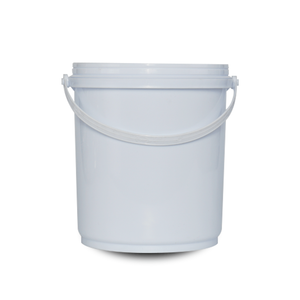Cubeta de Pintura de Plástico de Origen Vietnamita al por Mayor, 4L, 189 x 166 x 203 mm, Asa de Metal, Serigrafía - Product Image 1
