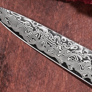 Vente en gros de coutellerie OEM ODM personnalisée Couteau de cuisine professionnel japonais Offre Spéciale Couteau de cuisine en acier Damas Lame fixe - Product Image 3