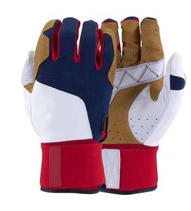 ถุงมือตีเบสบอลออกแบบโลโก้เองได้สำหรับผู้ชาย มือซ้าย ปิดด้วยหัวเข็มขัด หนังทนทาน ผ้าไม่ถักทอ สีตามสั่ง - Product Image 1