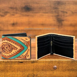 กระเป๋าสตางค์หนังแบบพับมือสำหรับผู้ชายดีไซน์แบบมีซิปยาวที่ใส่เงินสดได้อเนกประสงค์สีแทนมีสไตล์เหมาะเป็นของขวัญสำหรับเขา - Product Image 5