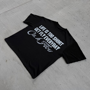 Camiseta Corta de Algodón 100% para Hombre al por Mayor, Estilo Urbano, Lisa, Personalizable, Vintage, Lavada, de Gran Gramaje, Holgada, Oversize, con Efecto Desgastado - Product Image 6