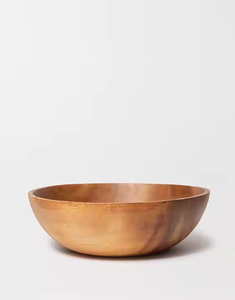 Juego de Tazones de Madera de Acacia Pulida, Ecológica, Personalizada, de una Sola Pieza, para Comida, Fruta, Cena, Ensaladas, para Fiestas, Artesanía en Forma de Media Luna - Product Image 2