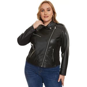 Chaqueta de Mujer de Alta Calidad, de Cuero Genuino, Tejida, Rellena de Algodón, Transpirable, con Logotipo Frontal, Diseño Sólido, para Invierno - Product Image 6