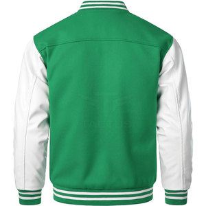 Custom Logo <b>Letterman</b> <b>Jackets</b> OEM Varsity <b>Jacket</b> High Quality Wool & PU Leather Winter Baseball <b>Jacket</b> for Men Women - Product Image 4