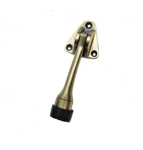 Door <b>Stopper</b> in Brass Antique <b>Rubber</b> Powerful Working with Screw |<b>Rubber</b> Door |Floor <b>Stopper</b>| Door - Product Image 1