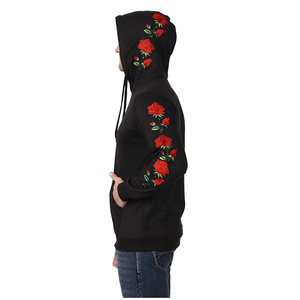 Nouvelle mode sweat à capuche brodé pour hommes, poids lourd, couleur unie personnalisé de haute qualité, sweat à capuche brodé à l'épaule tombante pour hommes - Product Image 2