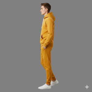 Conjunto Deportivo de Dos Piezas para Hombre, Pantalones y Sudadera de Felpa de Algodón Premium de Peso Pesado, Personalizado 2026 - Product Image 2